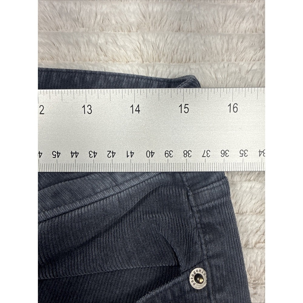 Patagonia Corduroy Pants Size 12 Women's (31x29) Blue Skinny Fit Organic Cotton - Picture 7 of 16